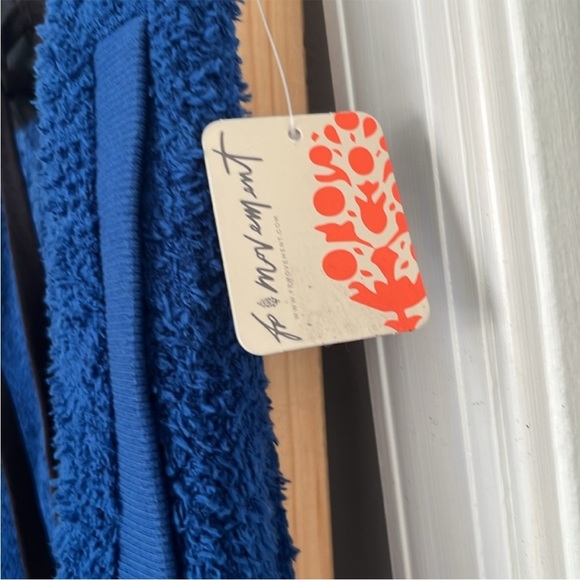 FP Movement Cuddle Up Pants Blue Size XS Blue Black Sherpa $98 Retail NWT - Picture 7 of 7